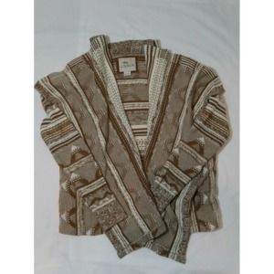 Bob Timberlake Shawl collar open cardigan sweater